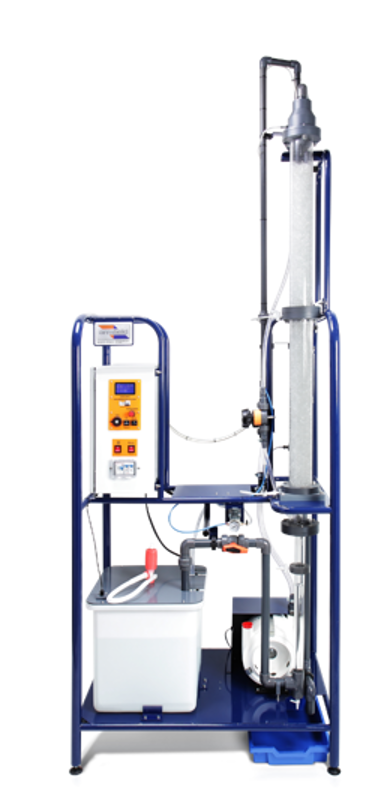 Gas absorption column