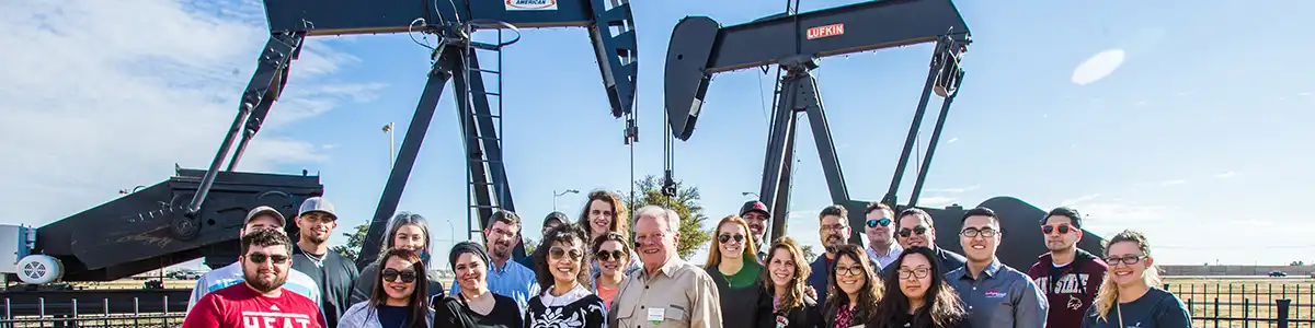 UTPB students on oil rig tour