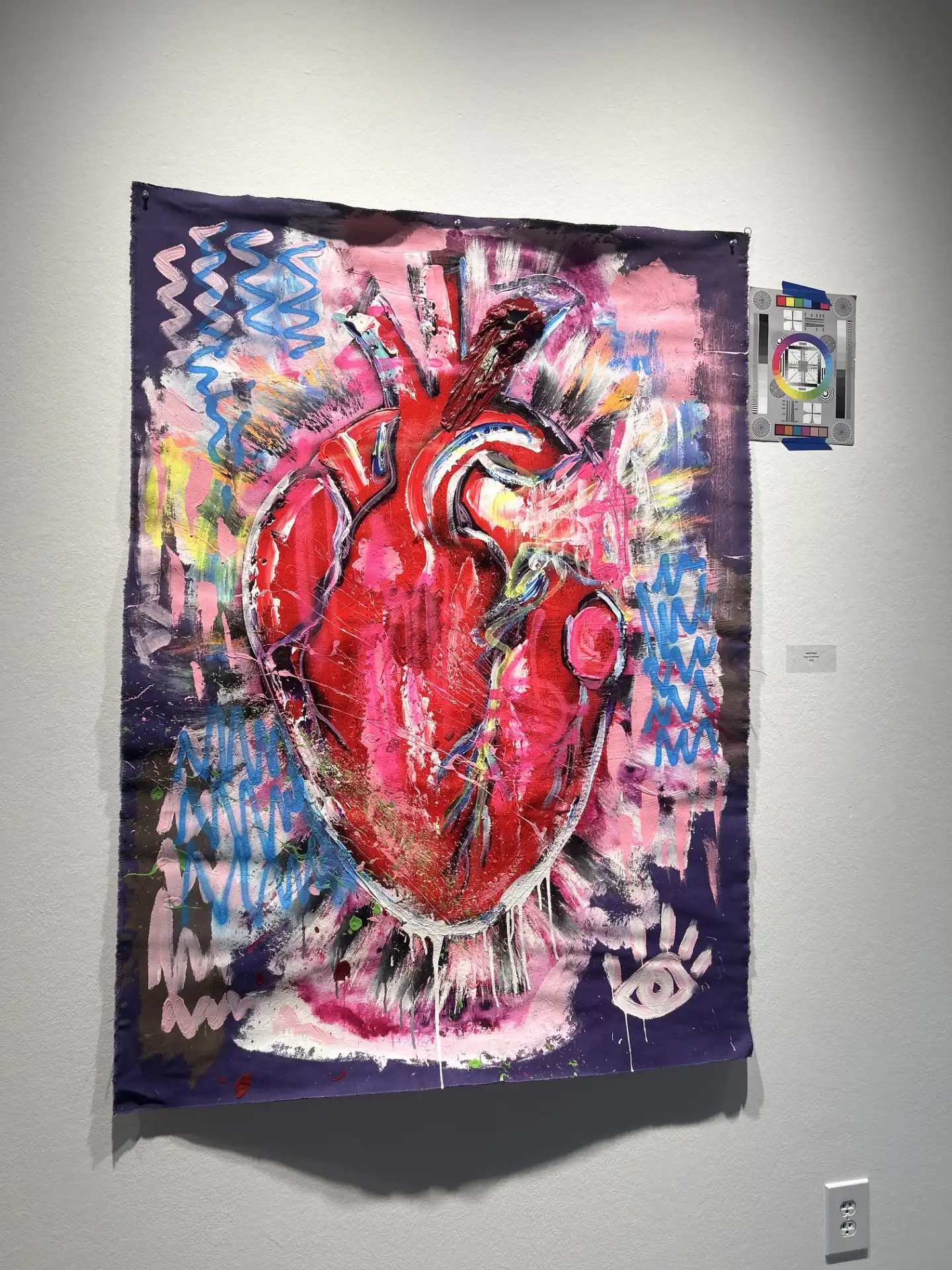 Baron Batch's artwork in gallery at UTPB.