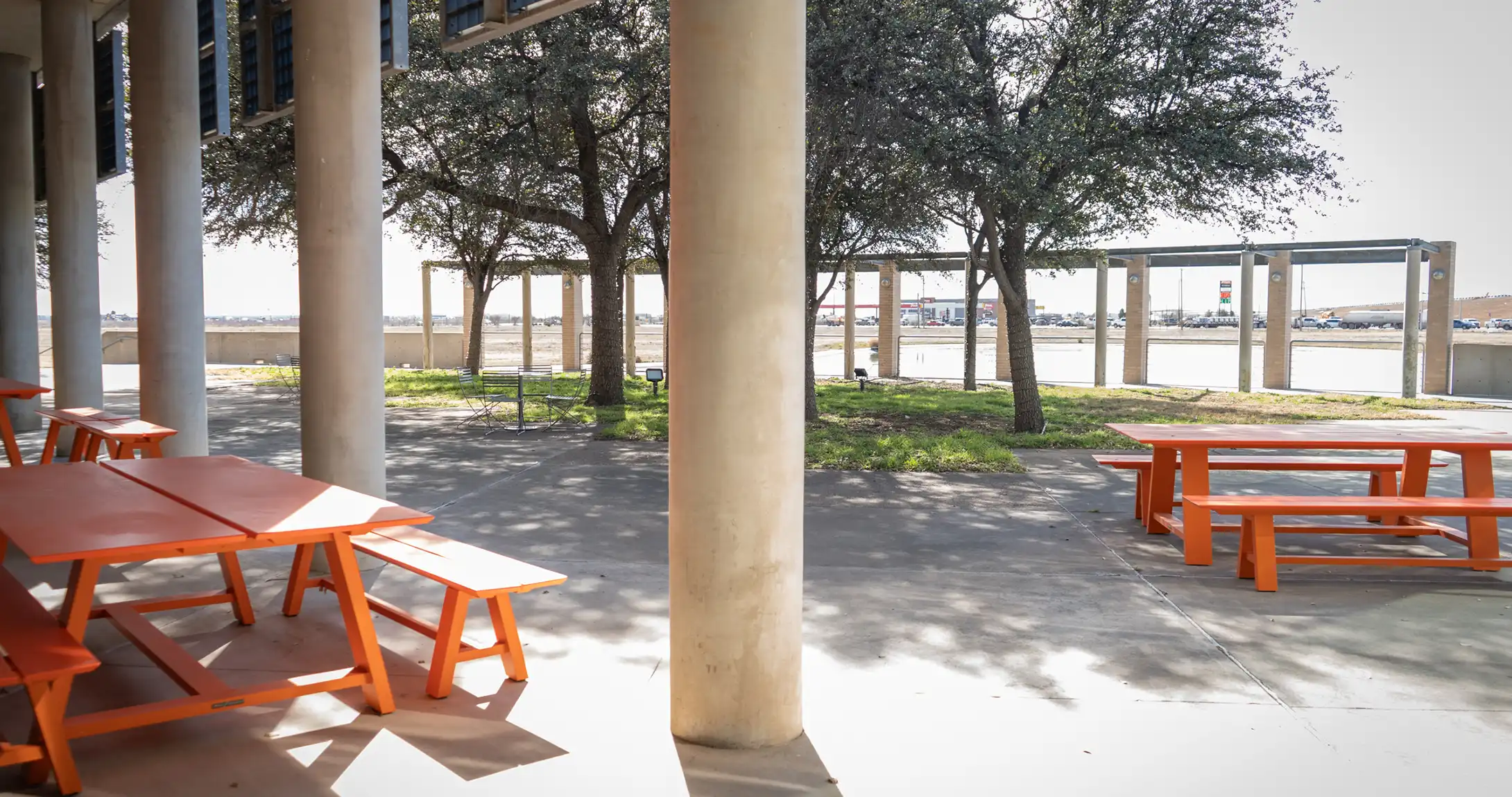 Patio of UTPB CEED Building