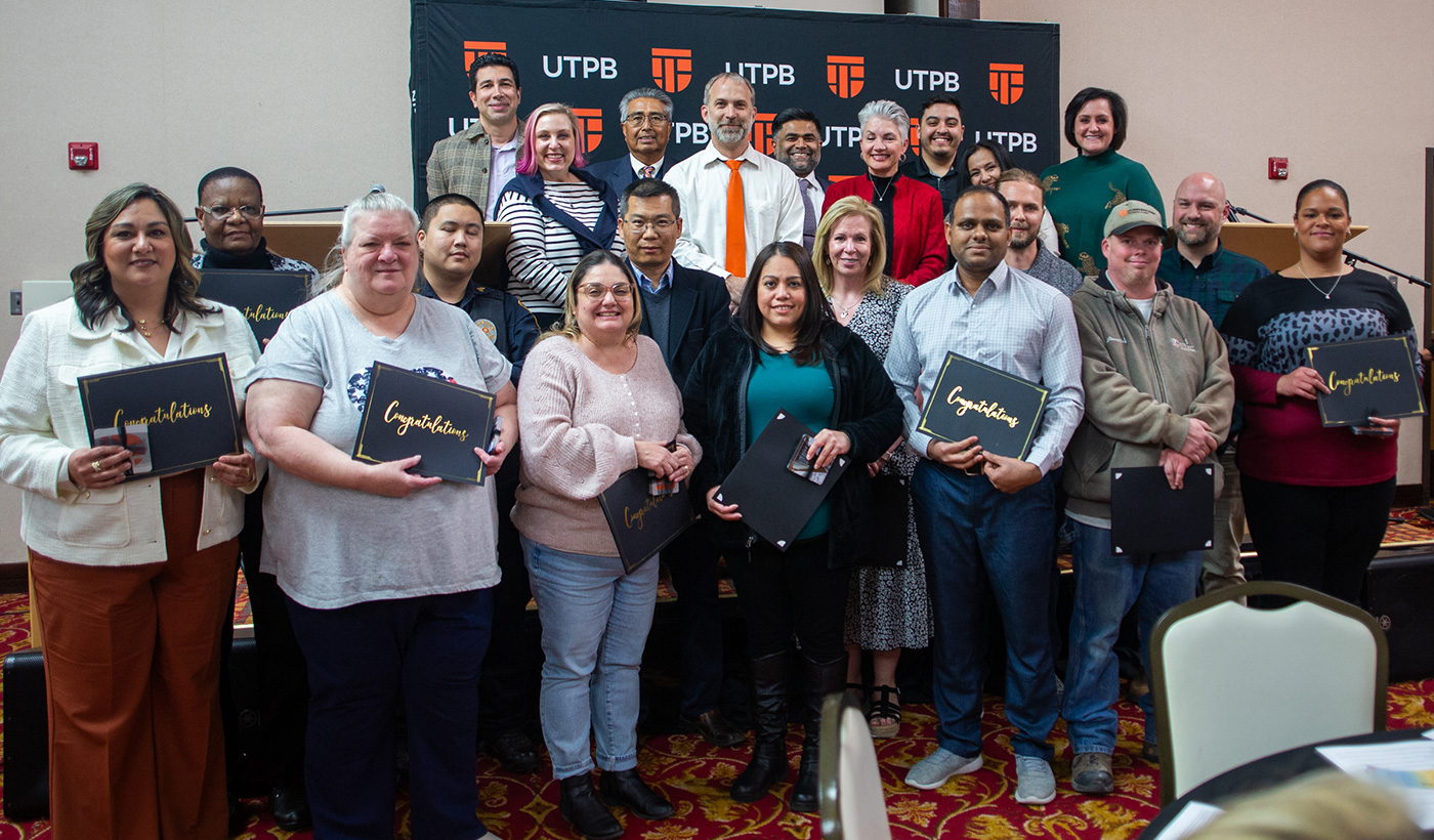 UTPB Faculty and Staff winners group photo