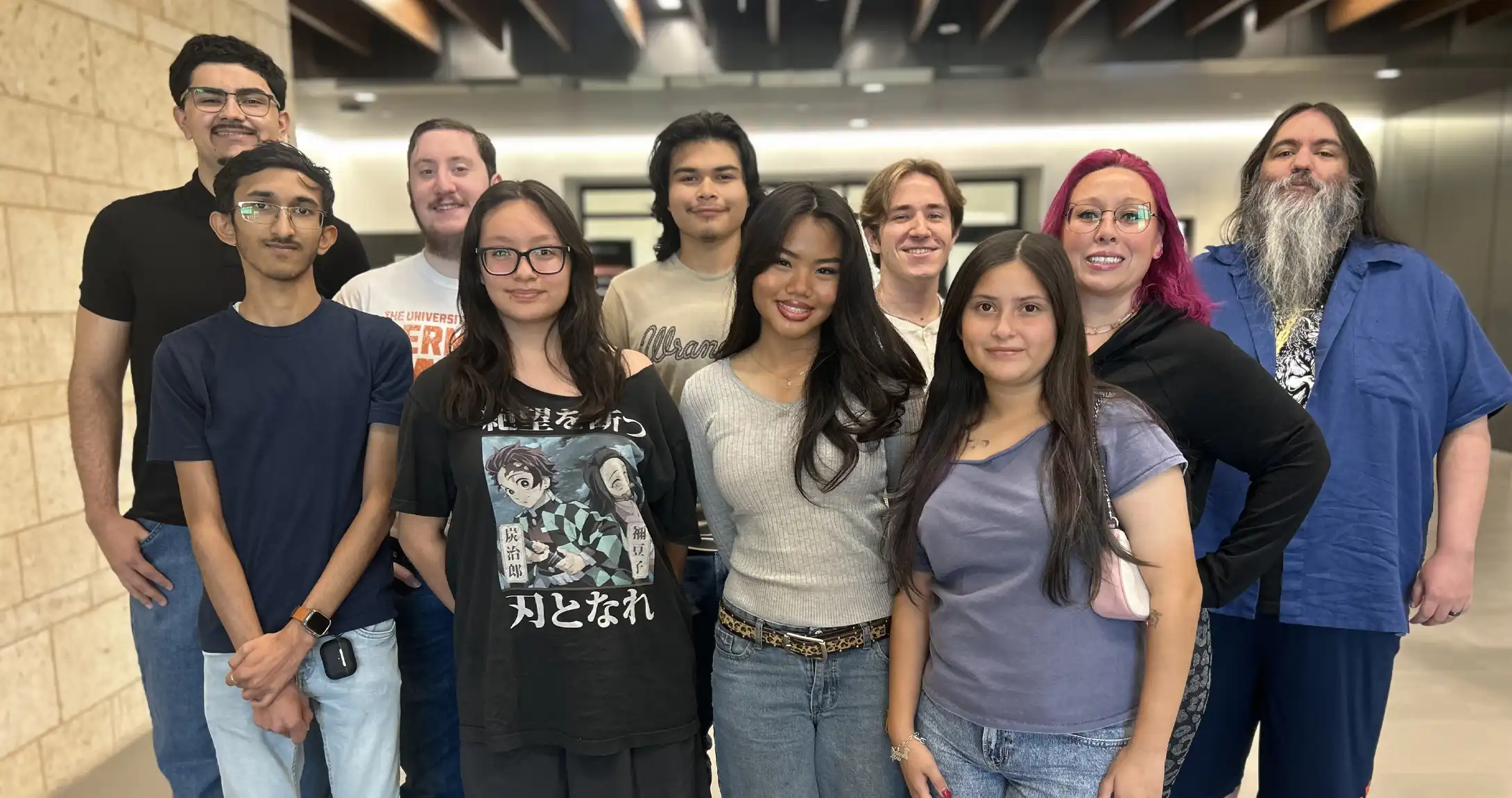 UTPB's FAST team at the engineering building. 