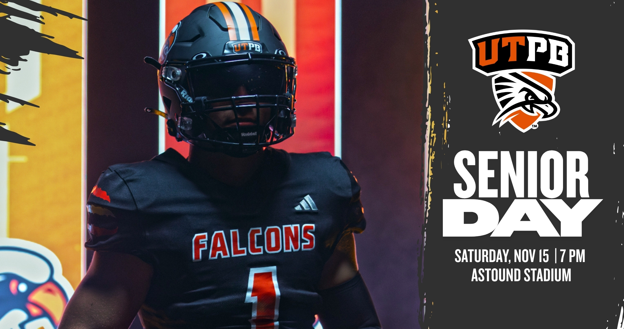 Senior Day Sat 11/15 7PM Astound Stadium