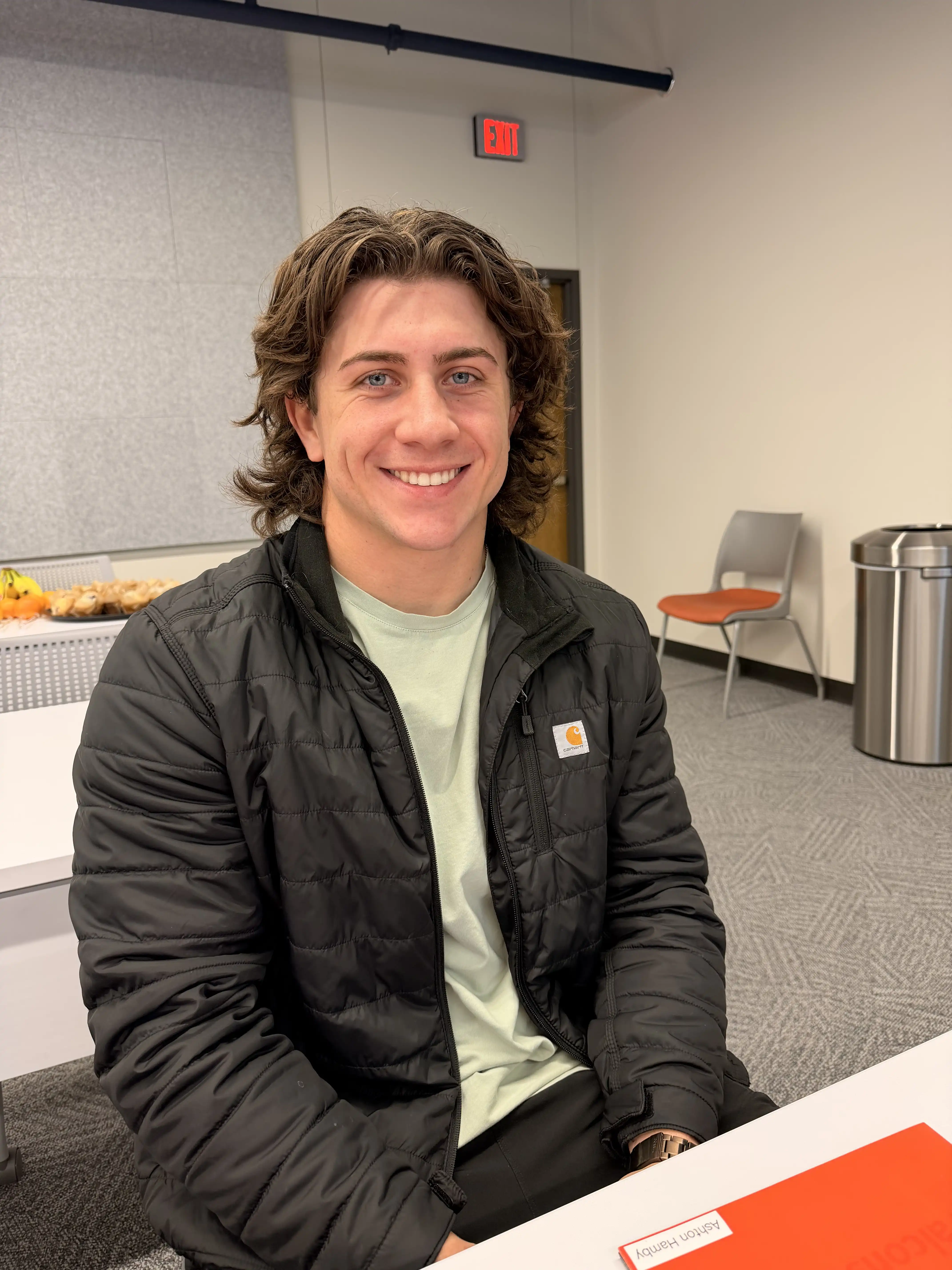 Ashton Hamby, UTPB student who secured an internship with the Wagner Noël Performing Arts Center.  