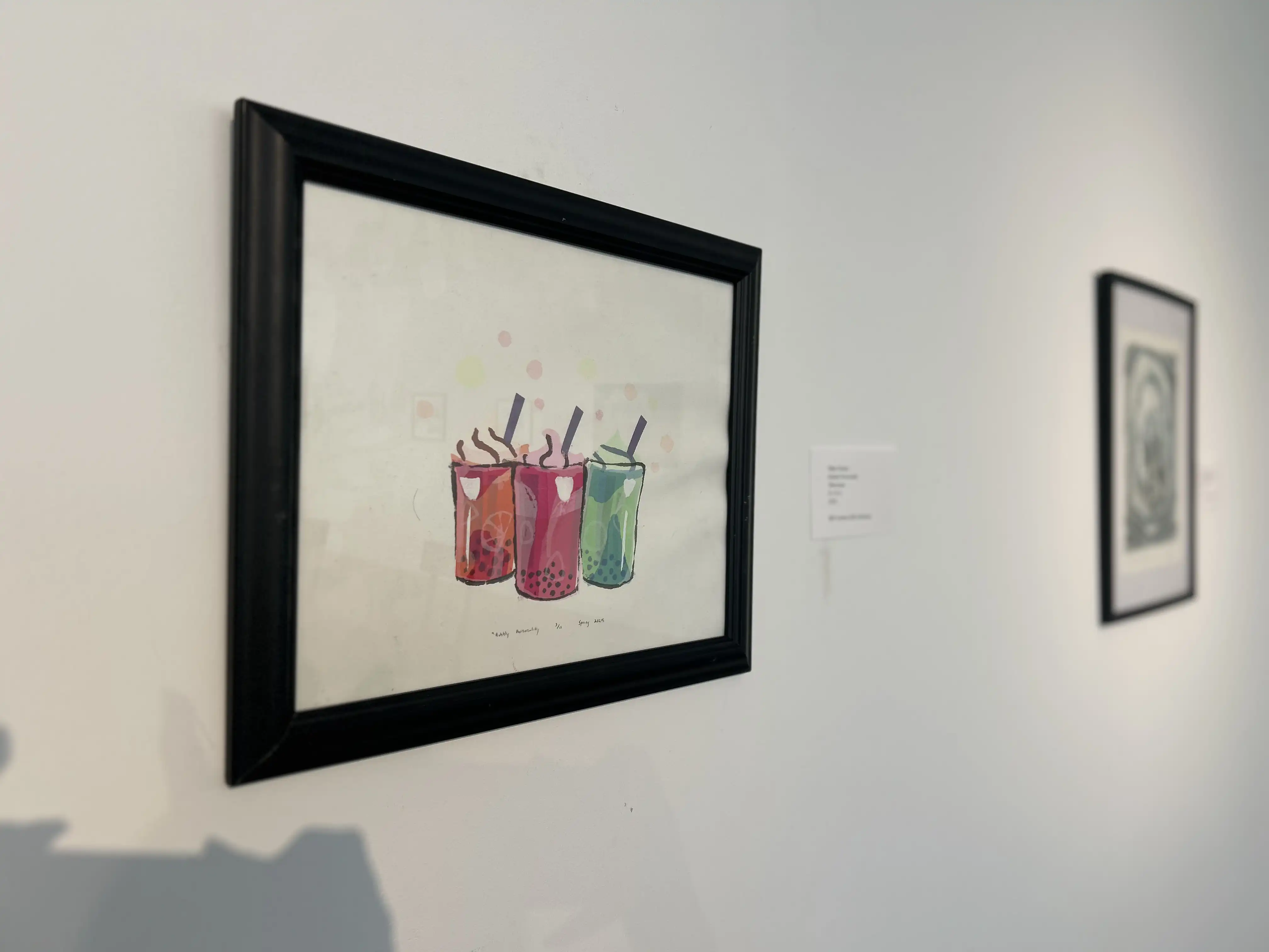 Elijah Given's artwork on display at the Ellen Noel Art Museum. 
