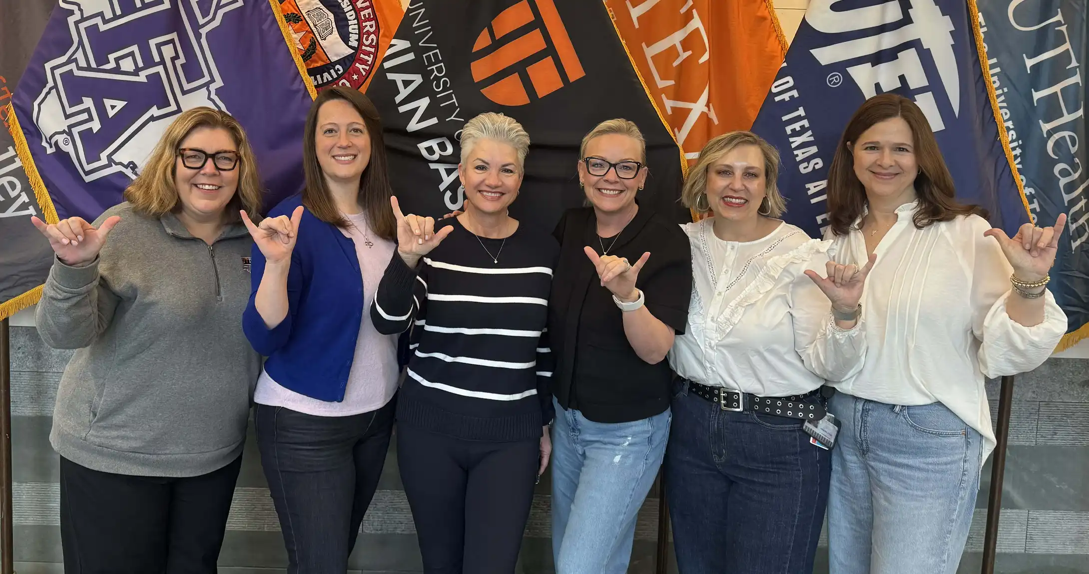Women on UTPB's Executive Cabinet. 