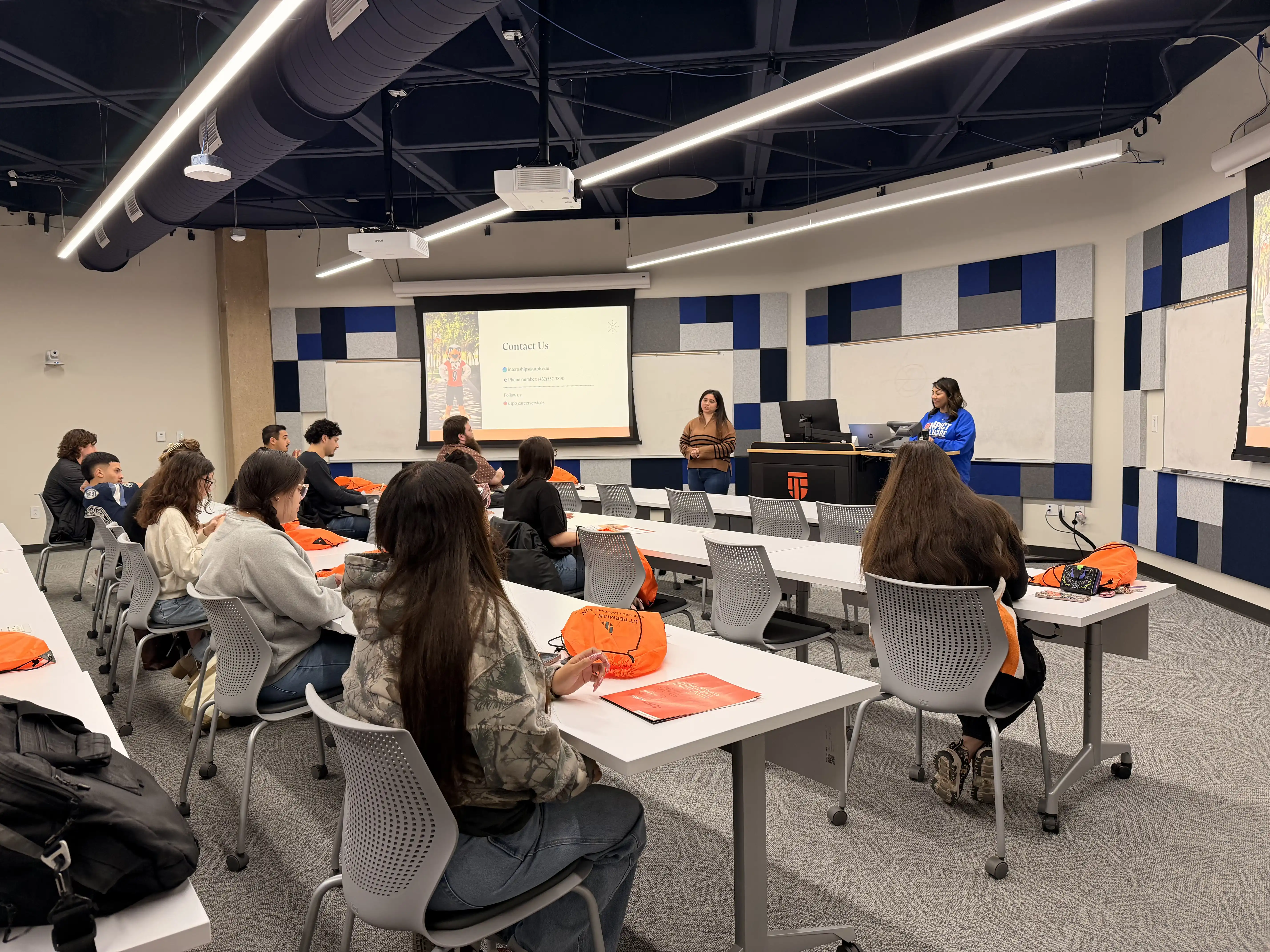 Spring 2026 interns in orientation. 