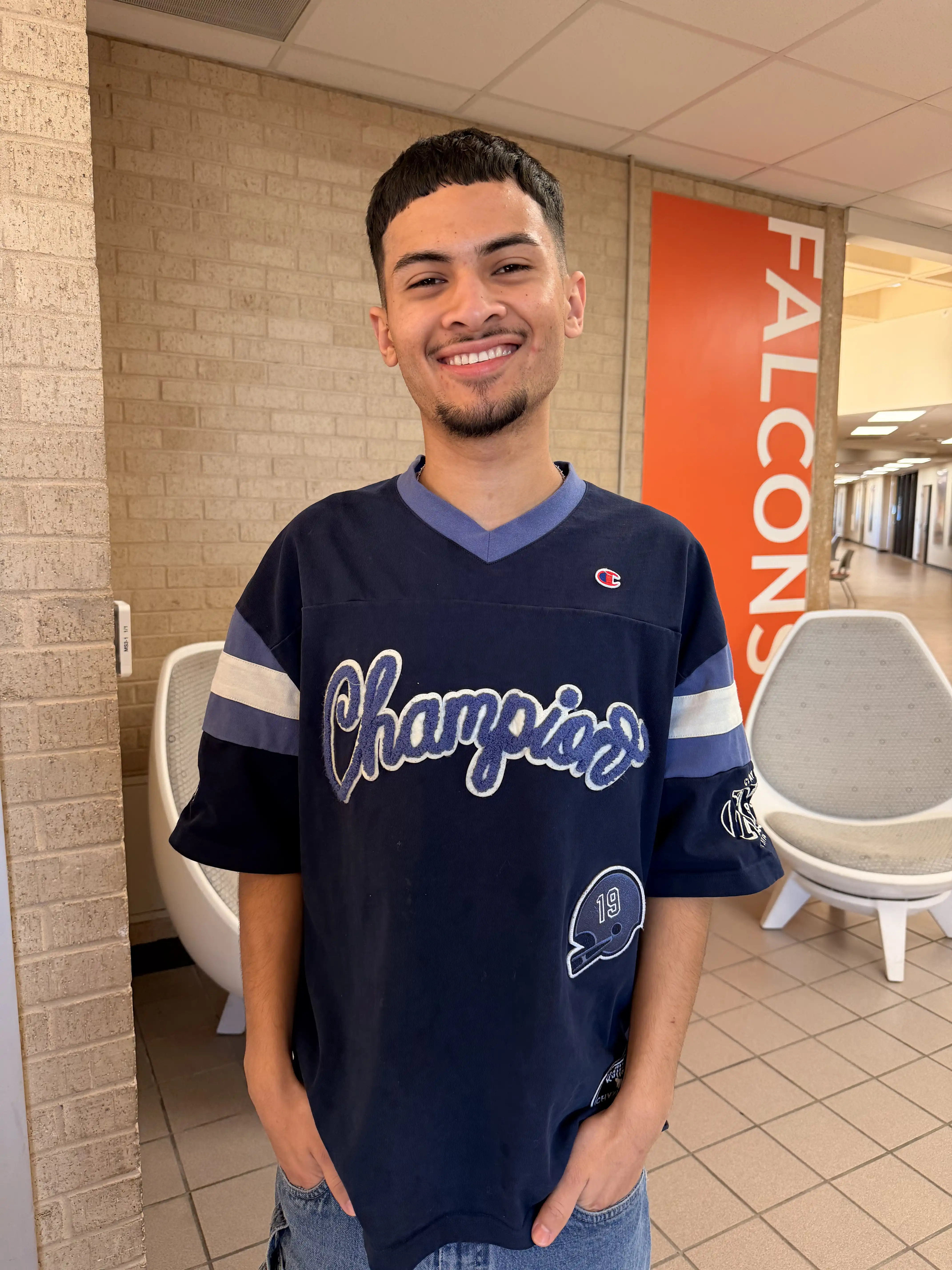 Kevin Camacho, UTPB student who is doing his second internship. 