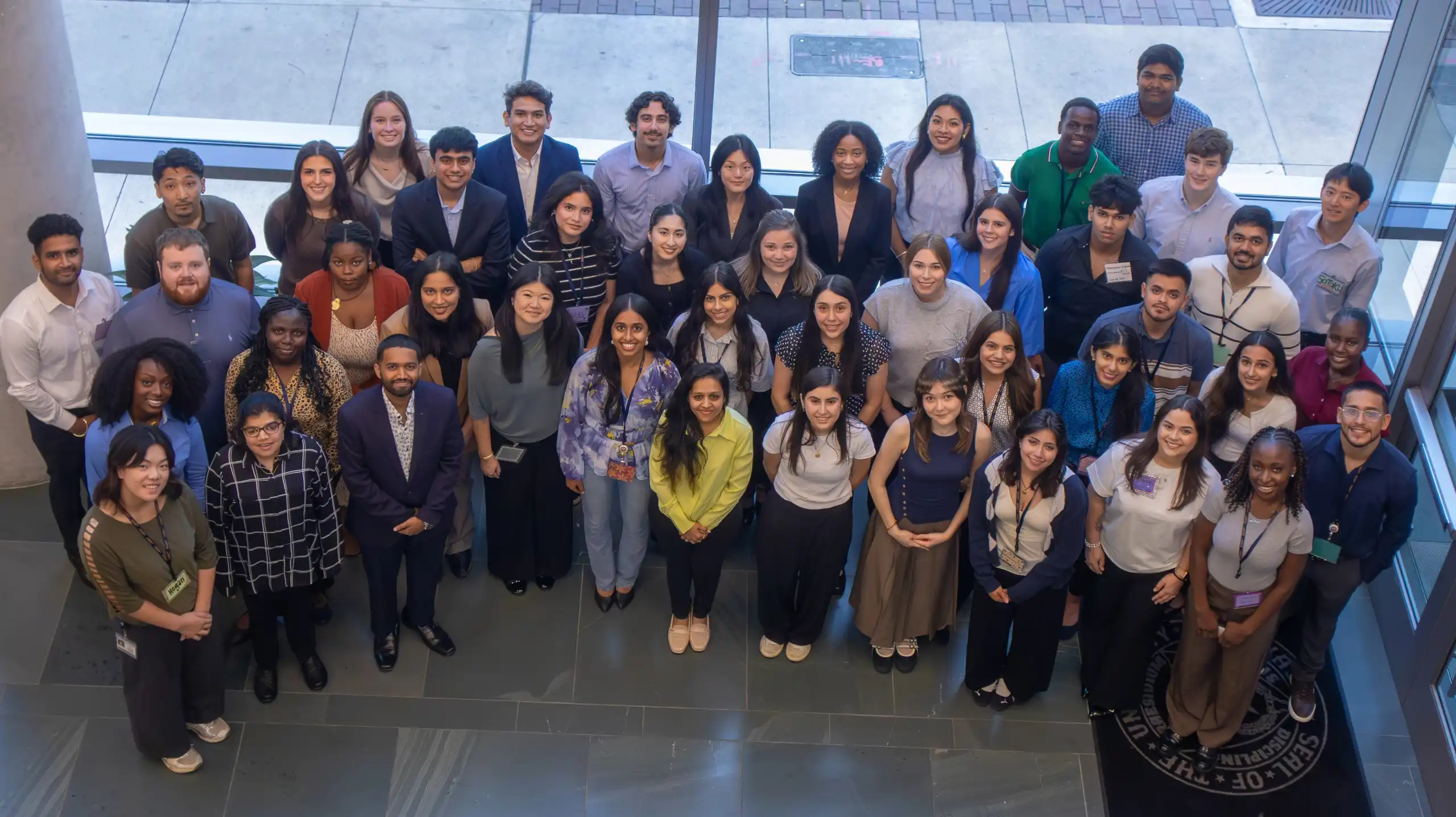 A group photo of the University Lands interns at their orientation.