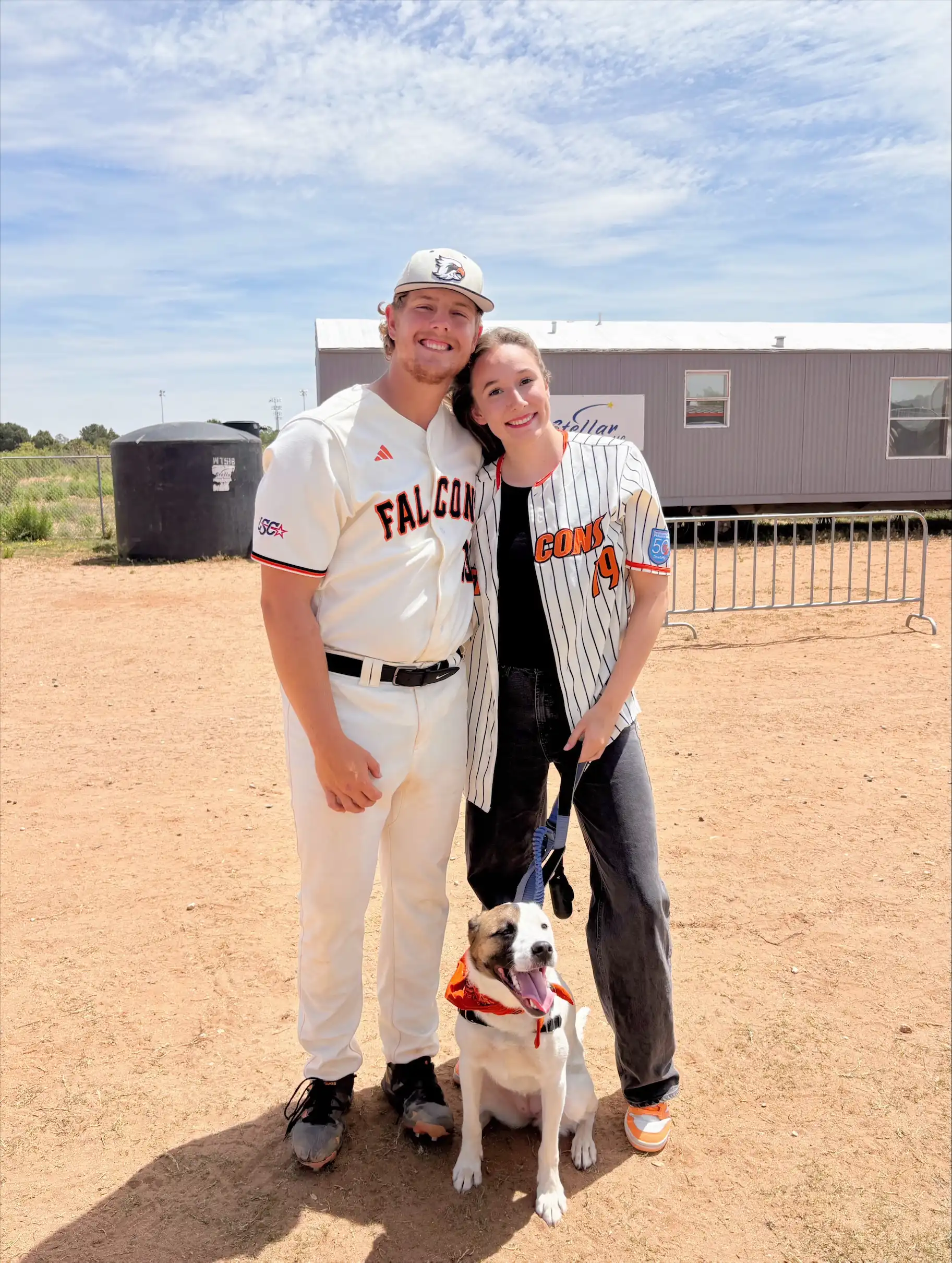 Noelani and Thomas in UTPB gear. 