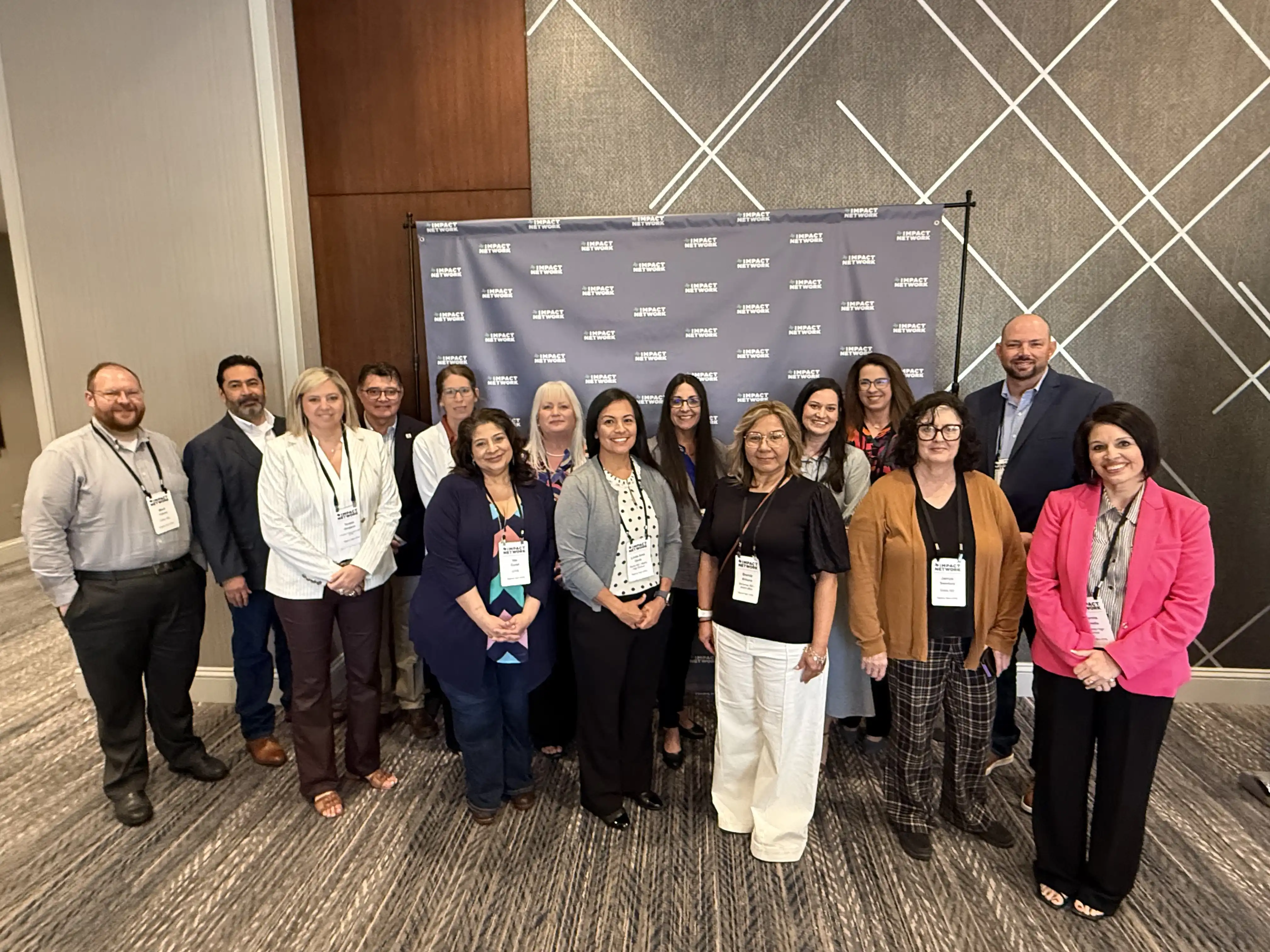 Representatives from the area with UTPB staff at the Gates Foundation Collaborative meeting. 