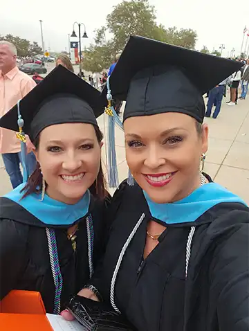 Dr. Arzu at graduation ceremony