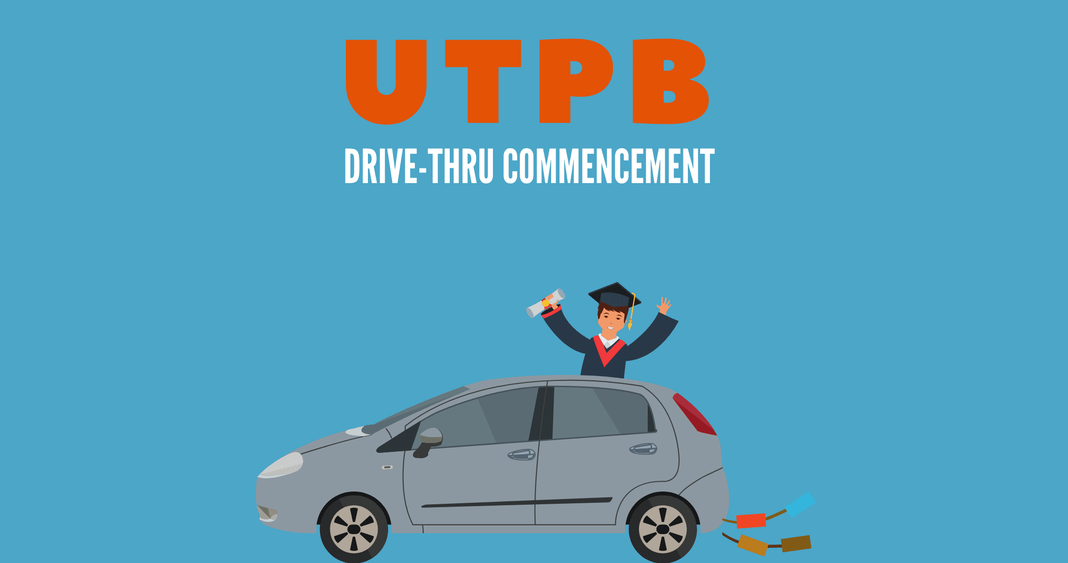 drive-thru commencement graphic