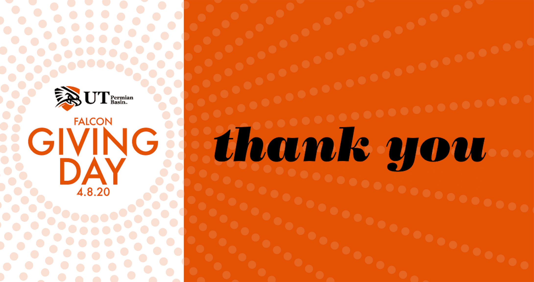 Falcon Giving Day Thank You Logo