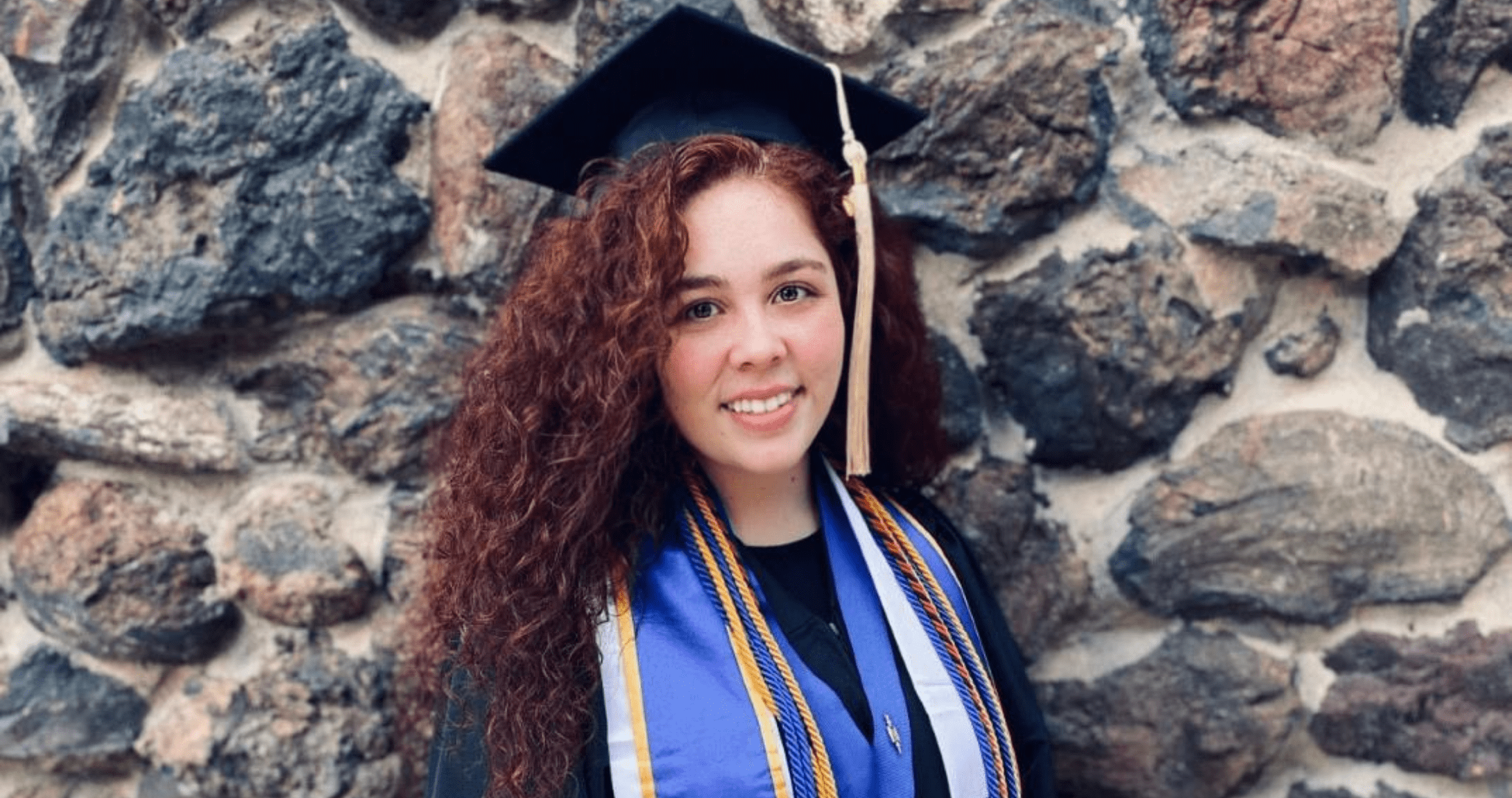 Photo of Isabella Stewart in Cap and Gown