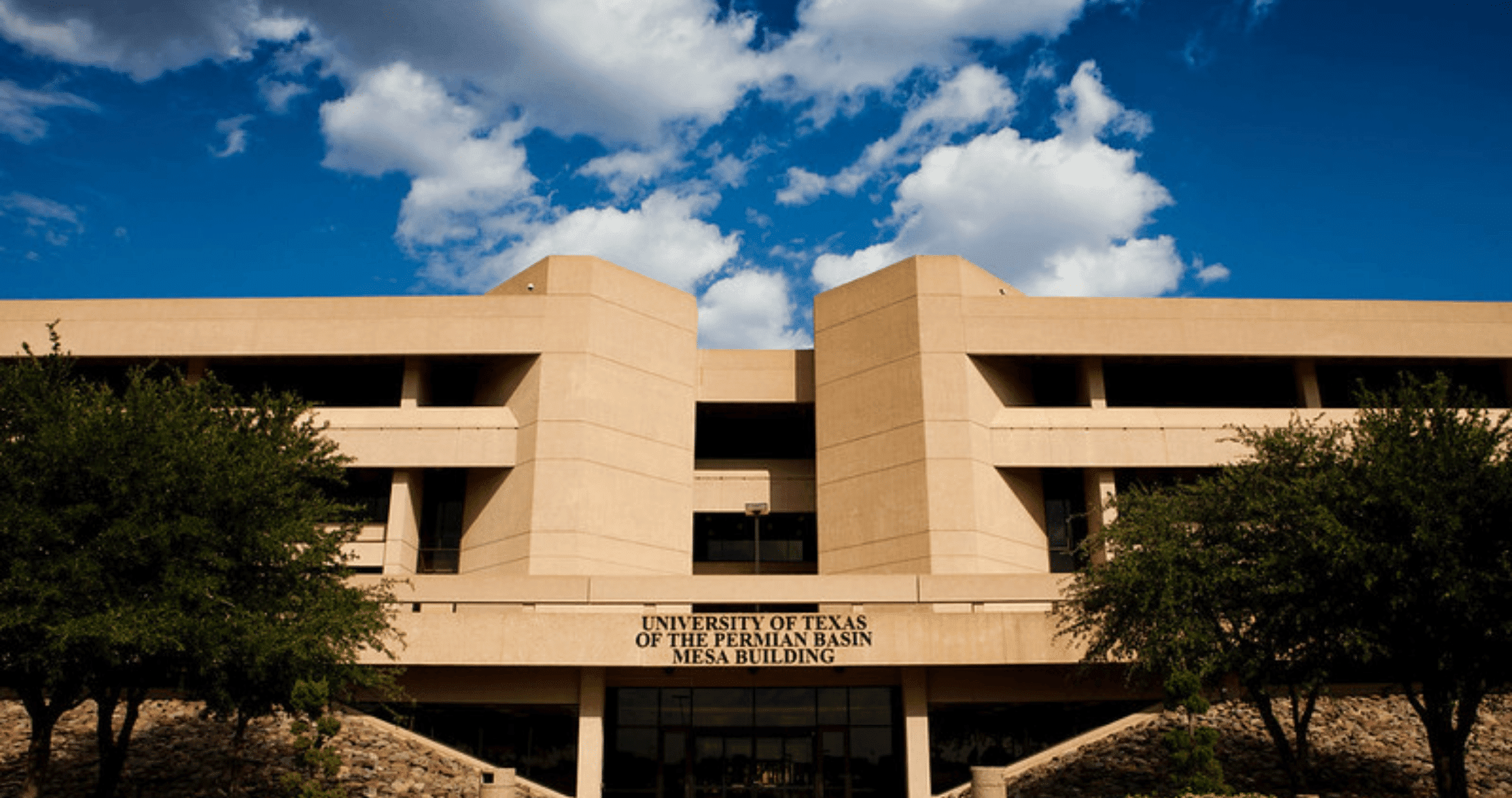 main entrance of the mesa building
