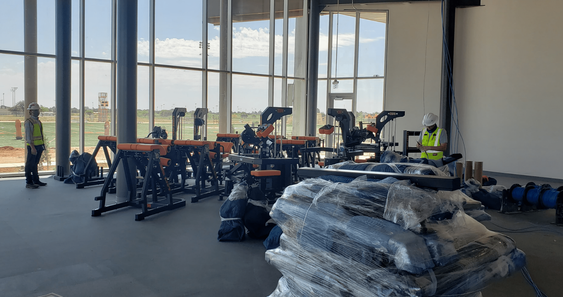 new weight room equipment 
