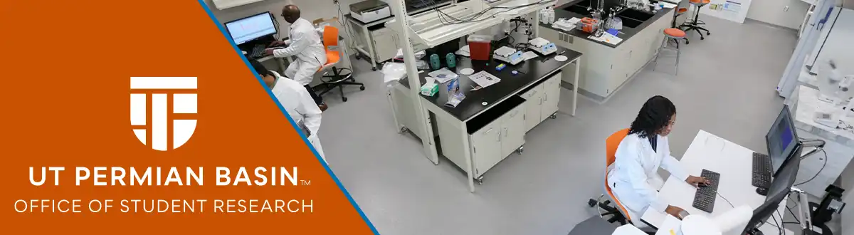 student doing research with the OSR header